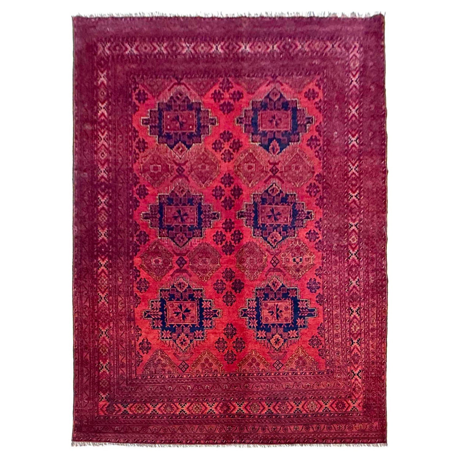 Handmade Khal Mohammadi Rug 6' 8" x 9' 2" (ft) - No. W36624