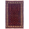 Hand Knotted Baluchi Rug 3' 1" x 4' 7" (ft) - No. W36695