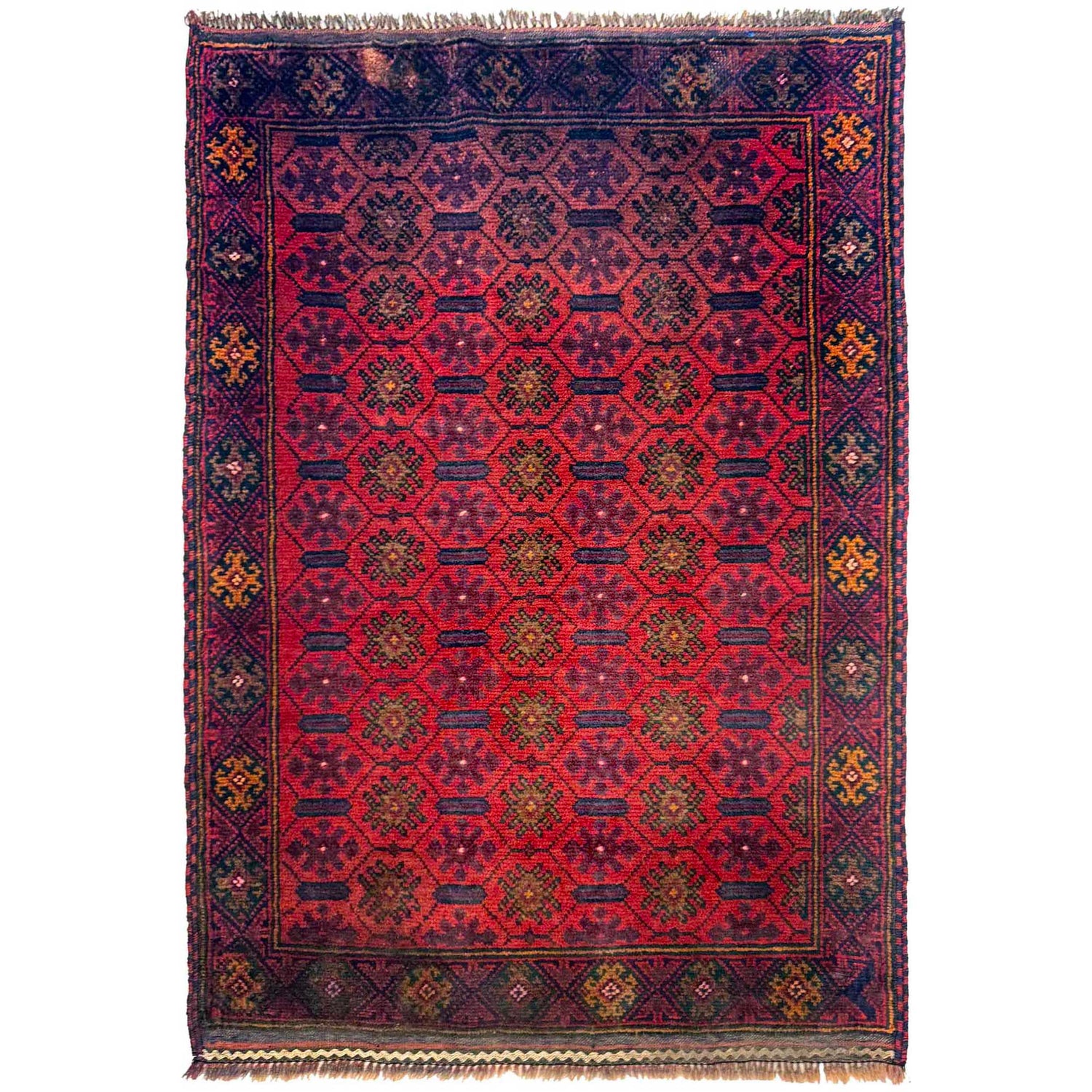 Traditional Baloch Rug 2' 11" x 4' 2" (ft) - No. W36697