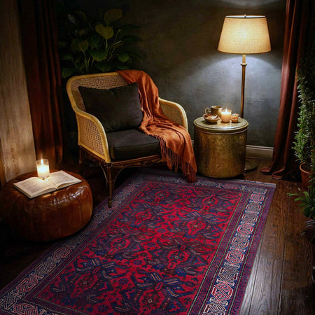 Traditional Baloch Rug 2' 9" x 4' 9" (ft) - No. W36726