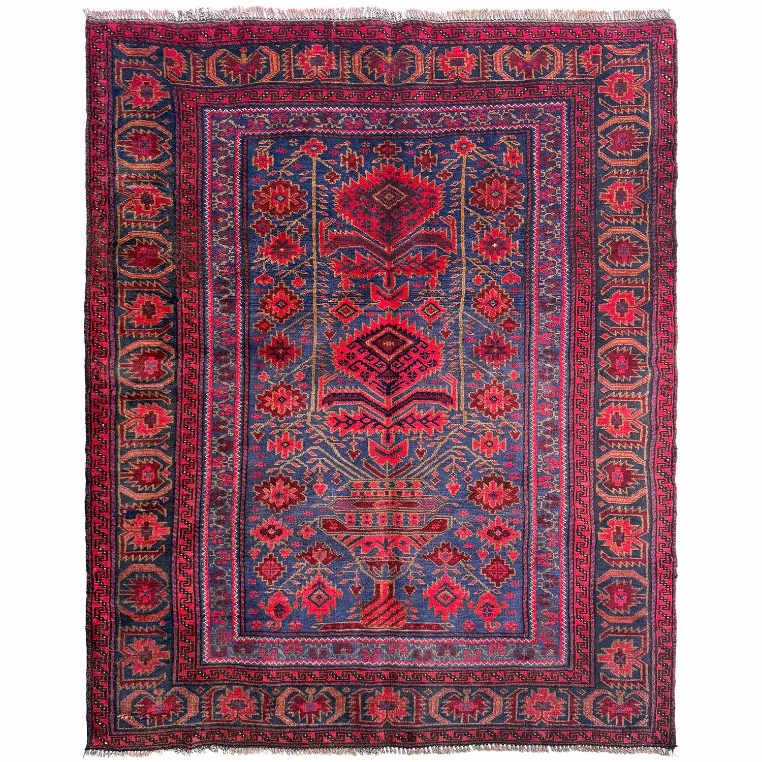 Handmade Baluchi Rug 4' 0" x 4' 11" (ft) - No. W36727