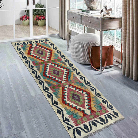 Vegetable Kilim Runner 2' 0" x 5' 11" (ft)- No. W36789