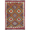 Handmade Vegetable Kilim 2' 9" x 4' 0" (ft) - No. W36799