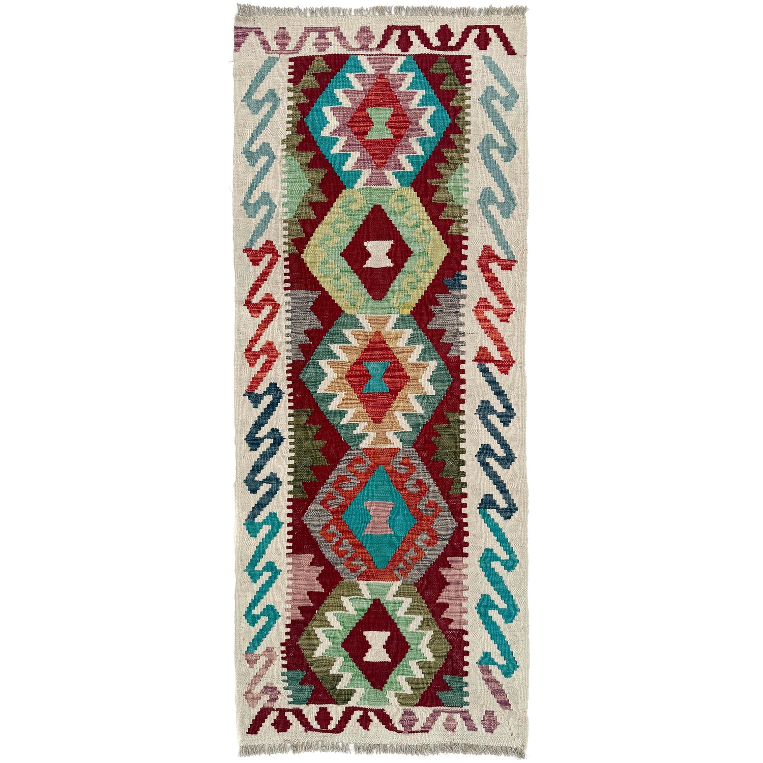 Vegetable Kilim Runner 2' 2" x 5' 4" (ft)- No. W36834