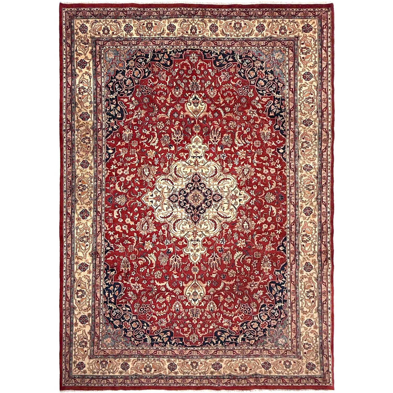 Multi Color Kashan Rug 8' 0" x 11' 10" (ft) - No. W36848