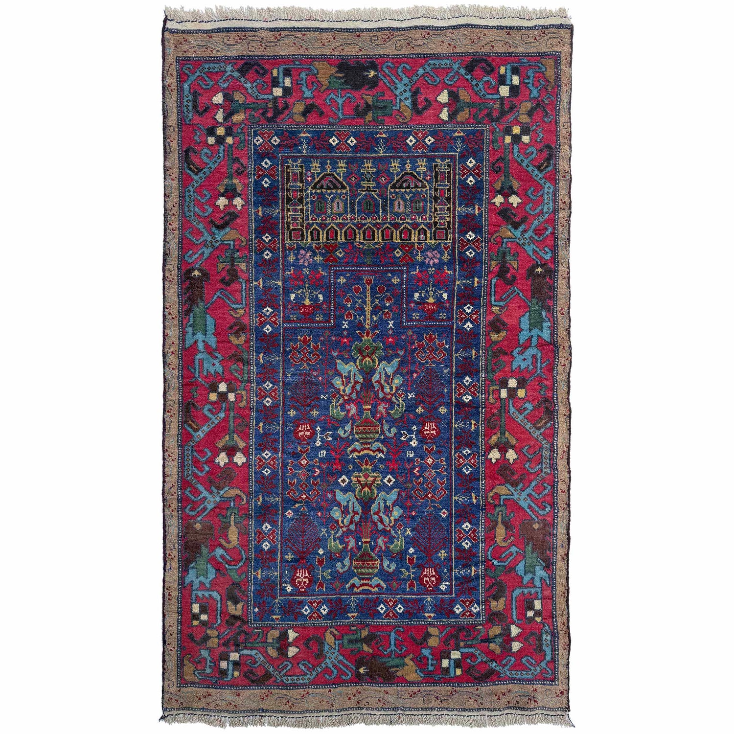 Multi Color Baluchi Rug 2' 9" x 4' 8" (ft) - No. W36855