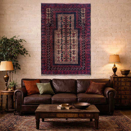 Prayer Mat 2' 11" x 4' 4" (ft) - No. W36862