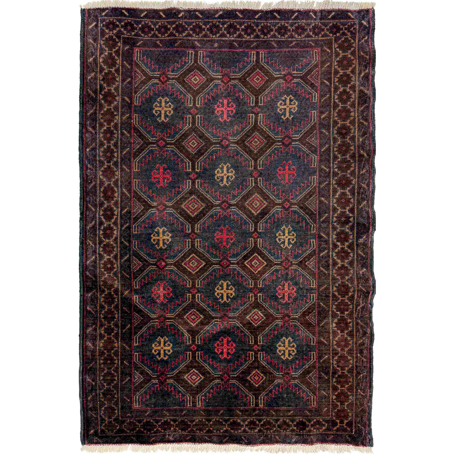 Handmade Balochi Rug 3' 0" x 4' 4" (ft) - No. W37609