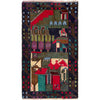 Handmade Village Design Rug 2' 6" x 4' 4" (ft)- No. W37610