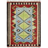 Handmade Vegetable Kelim 4' 10" x 6' 5" (ft) - No. W38074