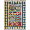 Handmade Vegetable Kilim 4' 10" x 6' 4" (ft) - No. W38195