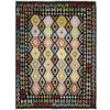Handmade Vegetable Kilim 6' 11" x 9' 9" (ft) - No. W38228