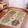 Handmade Vegetable Kilim 1' 11" x 2' 6" (ft) - No. W38235