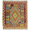 Handmade Vegetable Kelim 3' 5" x 3' 8" (ft) - No. W38237