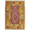 Handmade Vegetable Kelim 3' 6" x 5' 1" (ft) - No. W38246
