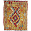 Handmade Vegetable Kelim 3' 7" x 4' 4" (ft) - No. W38248