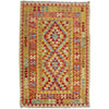 Handmade Vegetable Kilim 3' 7" x 5' 3" (ft) - No. W38254