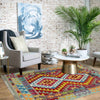 Handmade Vegetable Kilim 2' 9" x 3' 10" (ft) - No. W38561