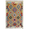 Handmade Vegetable Kelim 2' 7" x 4' 0" (ft) - No. W39910