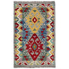 Handmade Vegetable Kelim 2' 9" x 4' 1" (ft) - No. W39911