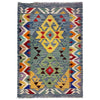 Handmade Vegetable Kilim 2' 8" x 3' 10" (ft) - No. W39917
