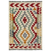 Handmade Vegetable Kilim 2' 7" x 3' 8" (ft) - No. W39920