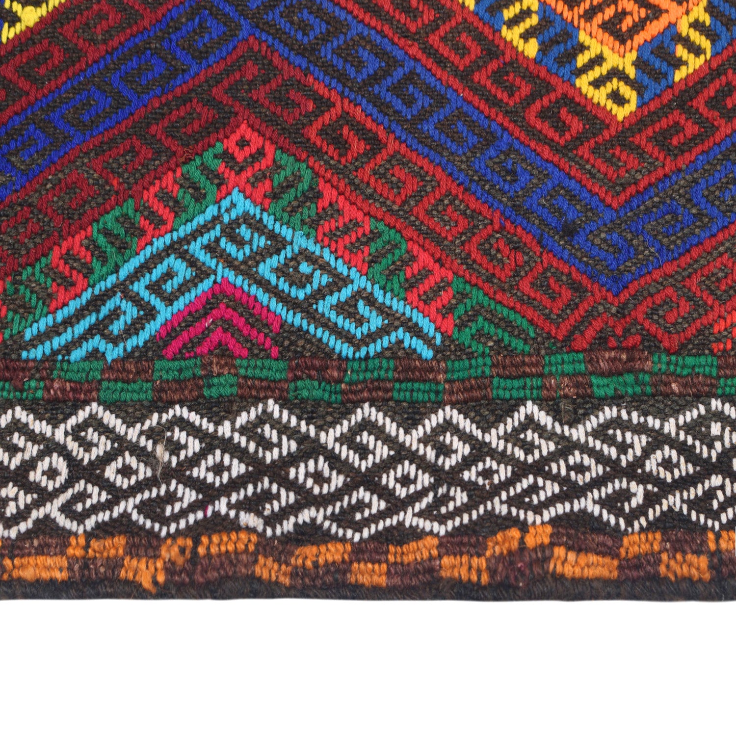 Embroidery Kilim Runner 2' 3" x 8' 2" (ft) - No. Y13033