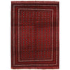 Red Khoja Roshnai Carpet 4' 11" x 6' 3" (ft) - No. Y14713