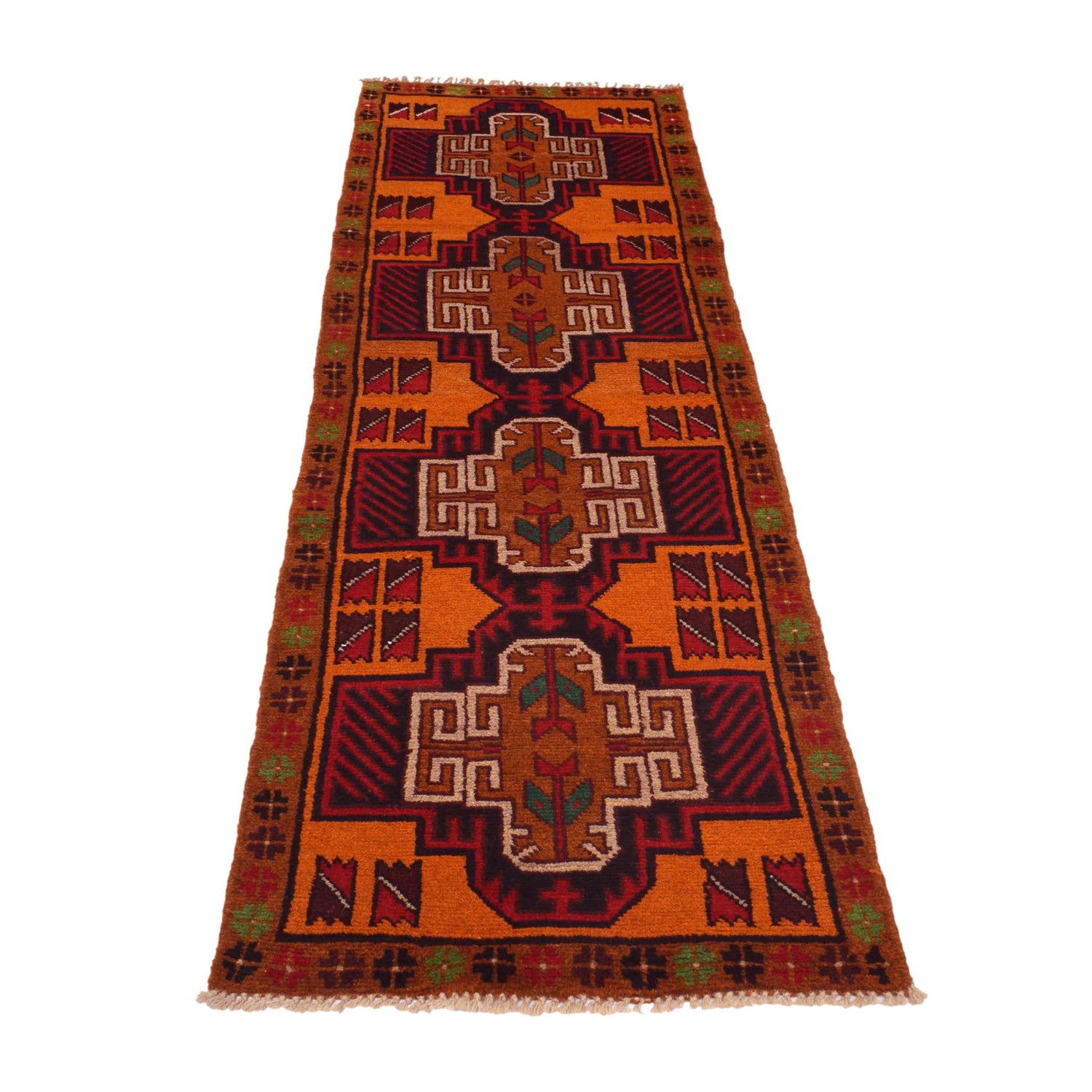 Baluch Short Runner 2' 2" x 8' 3" (ft) - No. Y15004