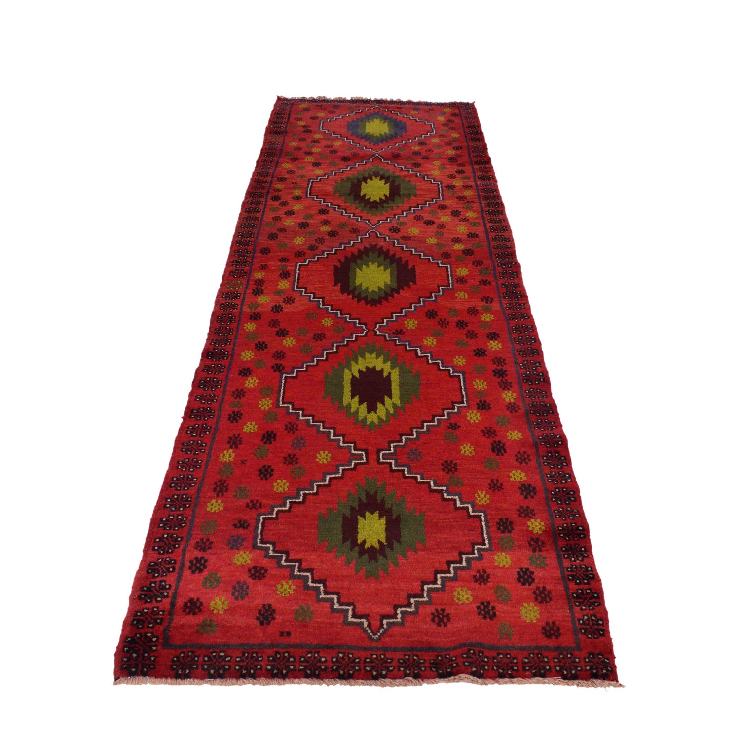 Tribal Baloch Runner 2' 10" x 9' 6" (ft) - No. Y15122