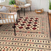 White Flatweave Kilim 4' 3" x 6' 4" (ft) - No. Y16068