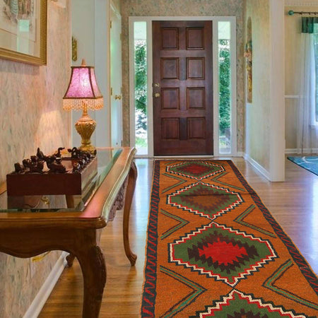 Hand Knotted Baluchi Runner 2' 0" x 8' 2" (ft) - No. Y16139