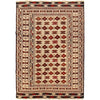 Handwoven Soumak Kilim 4' 2" x 5' 11" (ft) - No. Y16162