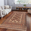 White Flatweave Kilim 4' 4" x 6' 4" (ft) - No. Y16165