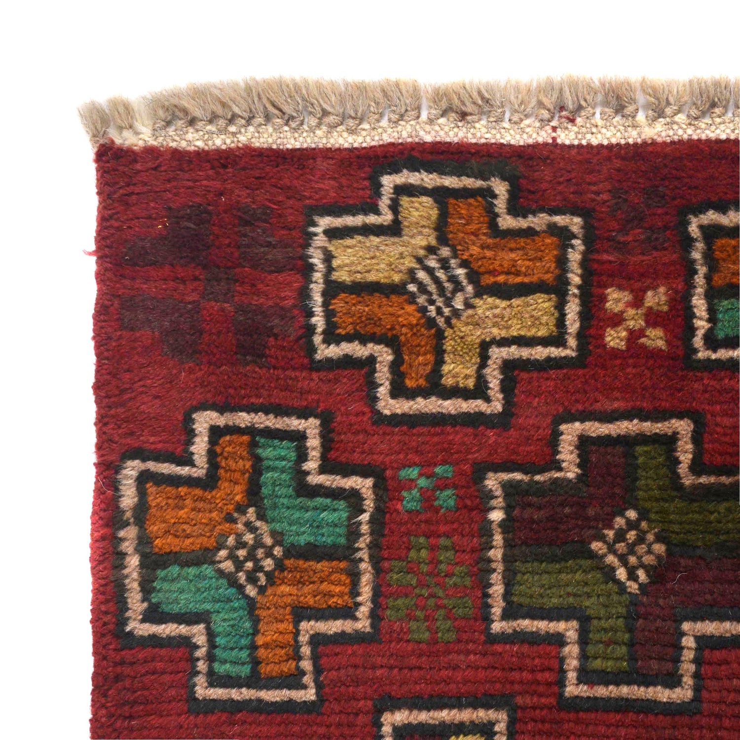 Red Color Baluchi Runner 1' 11" x 6' 8" (ft) - No. Y16319