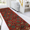 Red Color Baluchi Runner 1' 11" x 6' 8" (ft) - No. Y16319