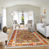 Handmade Vegetable Kilim 6' 9" x 10' 2" (ft) - No. Y29322