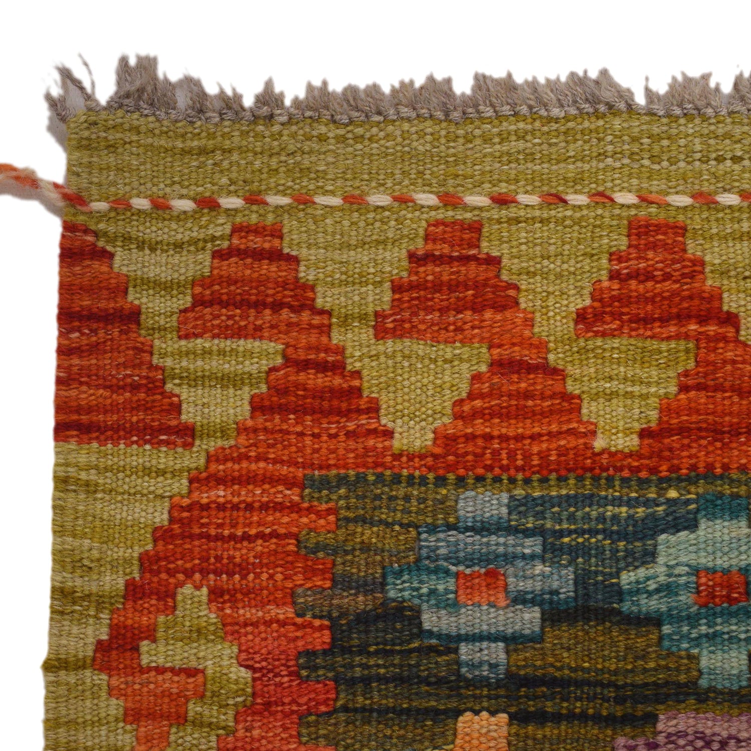 Vegetable Kilim Runner 2' 7" x 8' 2" (ft) - No. Y31573