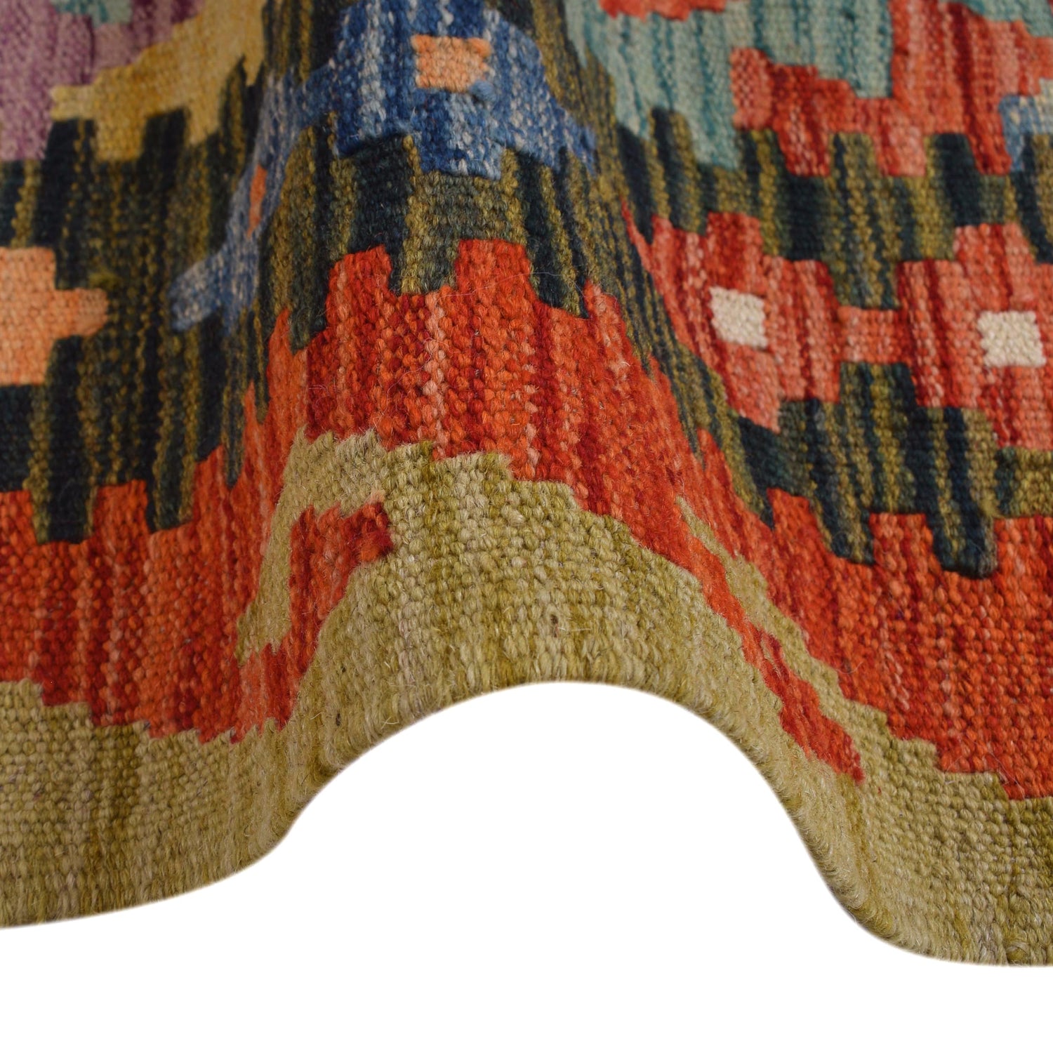 Vegetable Kilim Runner 2' 7" x 8' 2" (ft) - No. Y31573