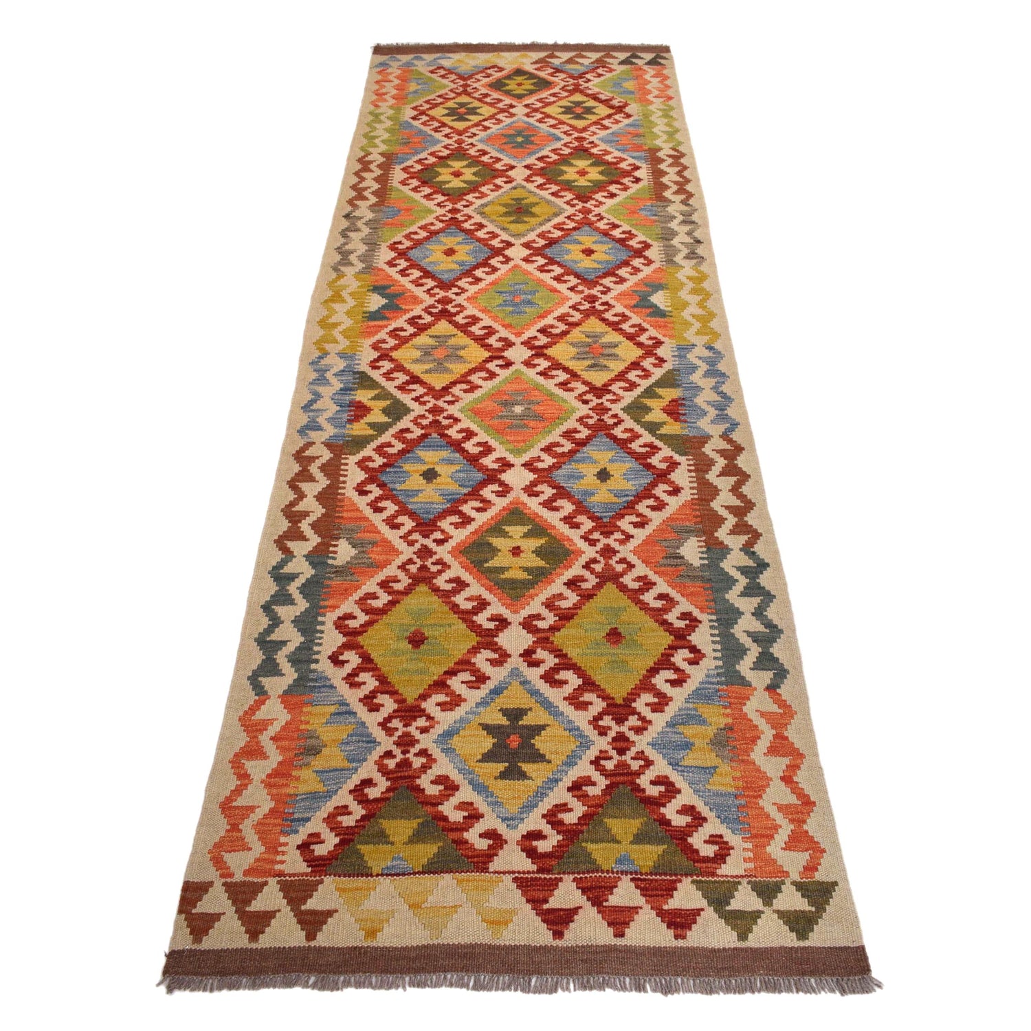Vegetable Kelim Runner 2' 9" x 8' 10" (ft) - No. Y31577