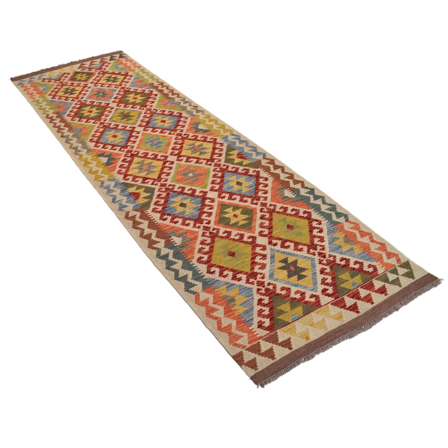 Vegetable Kelim Runner 2' 9" x 8' 10" (ft) - No. Y31577