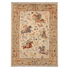 Handmade Pictorial Rug 4' 4" x 5' 10" (ft)- No. Y33028