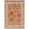Handmade Pictorial Rug 4' 4" x 5' 10" (ft)- No. Y33033