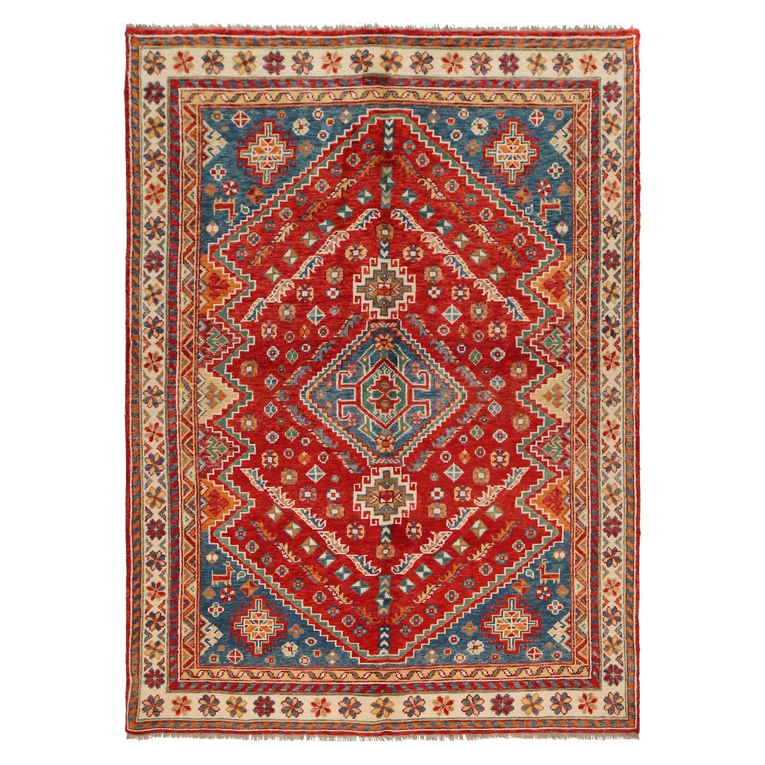 Persian Shirazi Design Rug 5' 5" x 7' 8" (ft) - No. Y33039