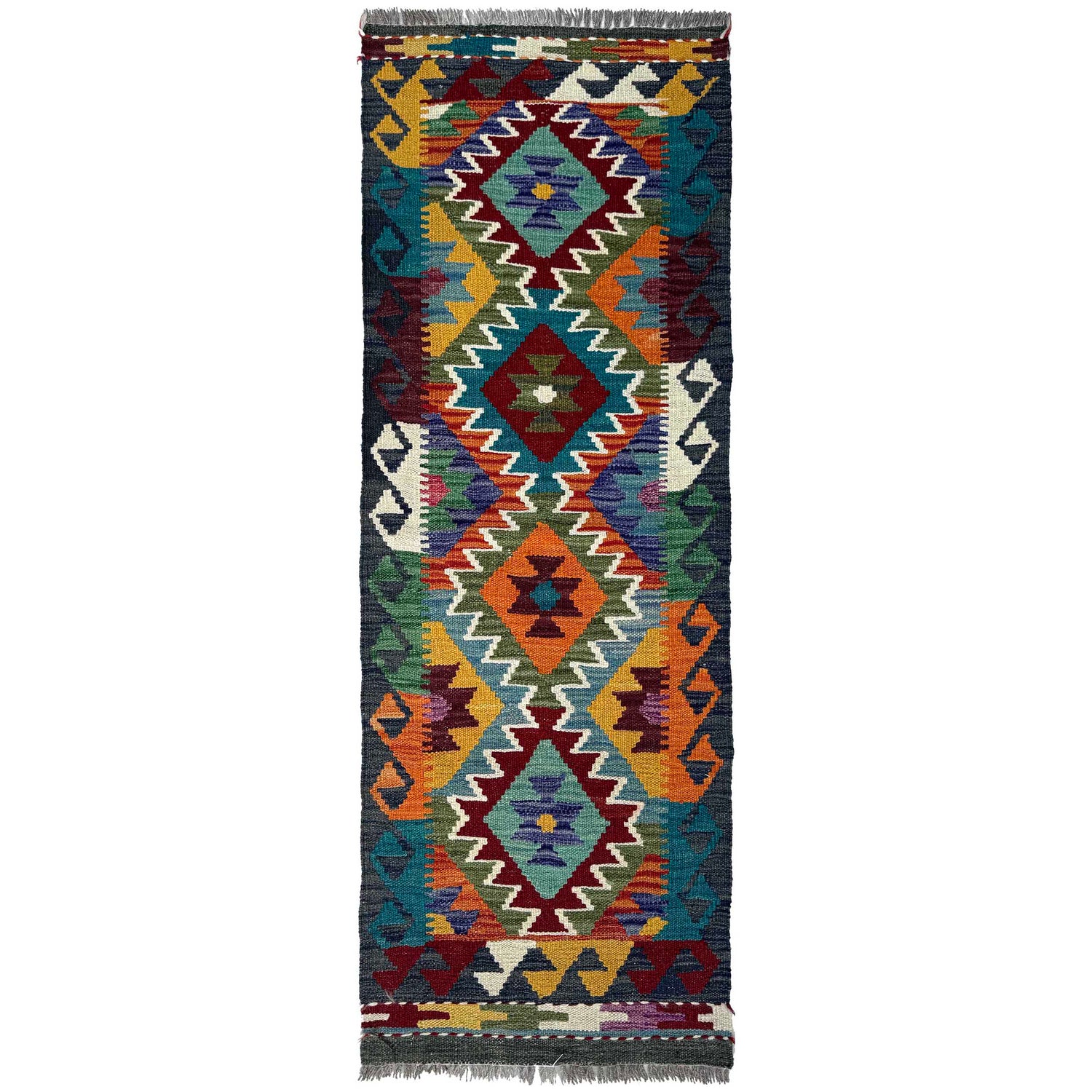 Vegetable Kilim Runner 1' 8" x 4' 10" (ft)- No. Y37265