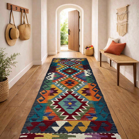 Vegetable Kilim Runner 1' 8" x 4' 10" (ft)- No. Y37265
