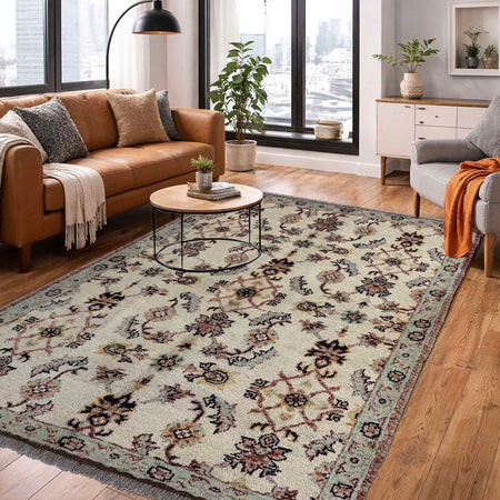 Turkish Design Oushak Rug 3' 11" x 5' 9" (ft) - No. Y37279