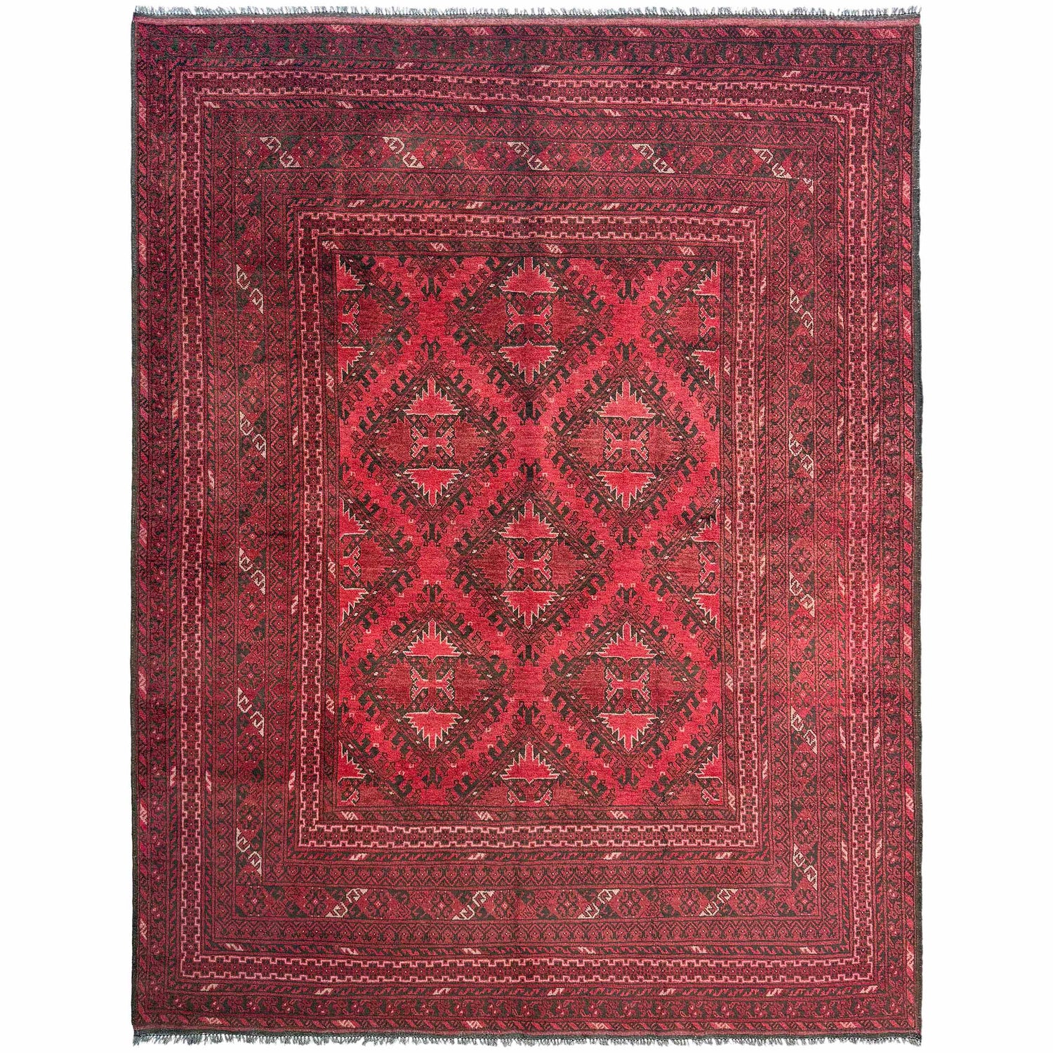 Handmade Khal Mohammadi Carpet 6' 8" x 9' 5" (ft) - No. Y37281