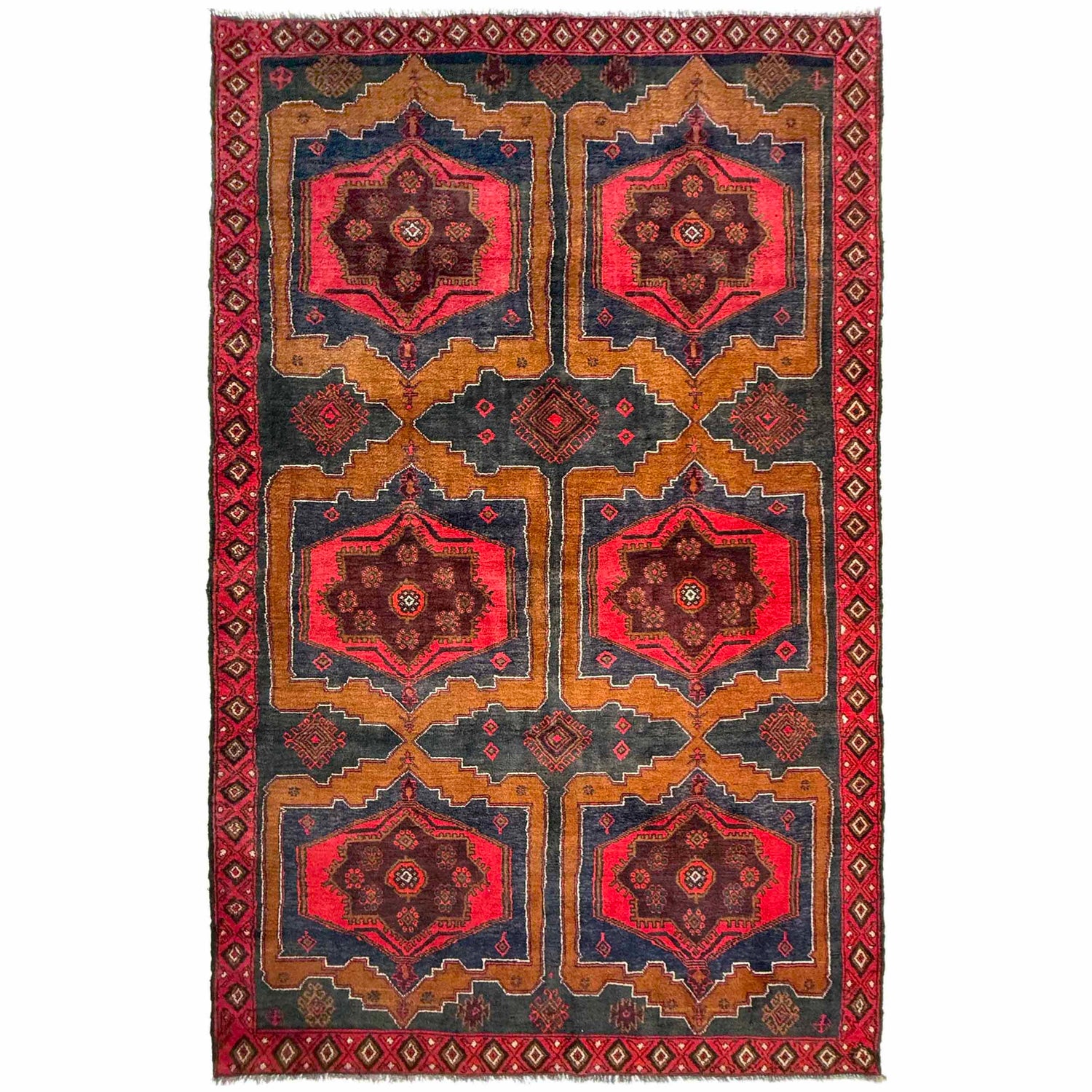 Handmade Baluchi Rug 4' 8" x 8' 7" (ft) - No. Y37282