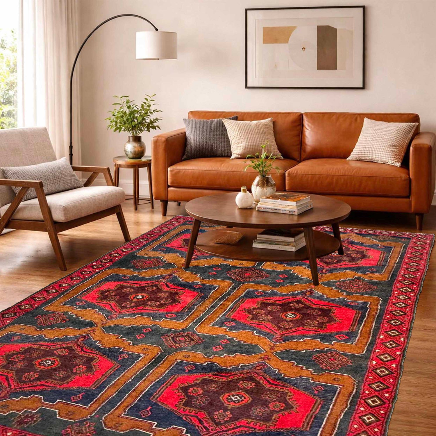 Handmade Baluchi Rug 4' 8" x 8' 7" (ft) - No. Y37282